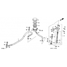 Rear brake master cylinder              

                  CBF600S6/N6