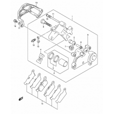 Rear caliper