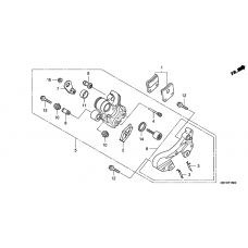 Parking brake caliper