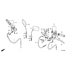 Handle lever/switch/cable