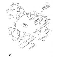 Under cowling              

                  Model y