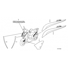 Mark/stripe              

                  PES125R/PES150R