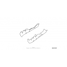 Chrome rear lower cowl