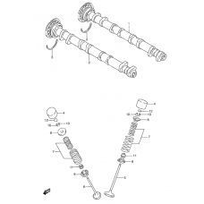 Cam shaft - valve