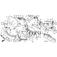 Headlamp assy              

                  GL1800A4/A5) (GL18006/7/8