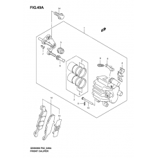 Front caliper              

                  Model k4/k5/k6