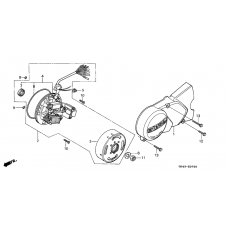 Left crankcase cover/ generator              

                  C50DF/G/DG/SN