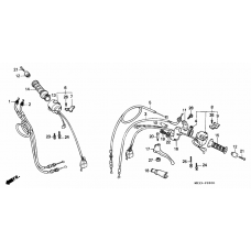 Handle lever/switch/cable