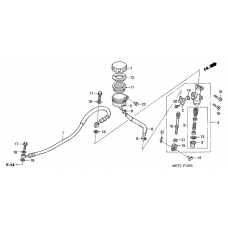 Rear brake master cylinder              

                  CBF500