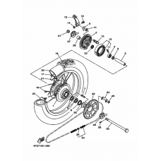 Rear wheel complete assy