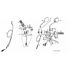 Handle lever/switch/cable