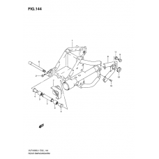 Rear swinging arm