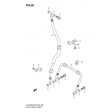 Front brake hose