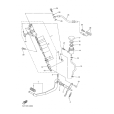 Rear master cylinder