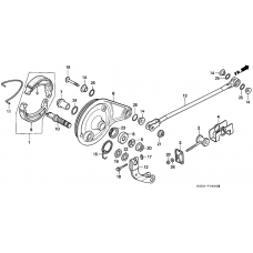 Rear brake panel              

                  CR80RL/RM