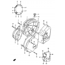 Crankcase cover ass`y (v