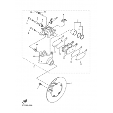 REAR BRAKE CALLIPER