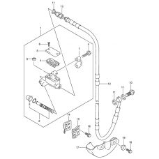 Front master cylinder              

                  Model k2/k3/k4