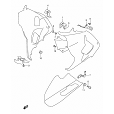 Under cowl installation parts