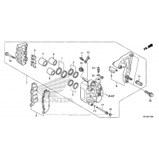 Задний тормозной суппорт