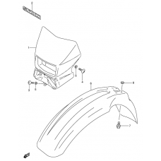 Front fender              

                  Model k3/k4