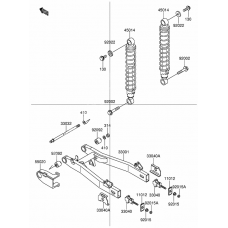 Swingarm/shock absorber