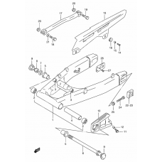 Rear swinging arm              

                  Gsf1200t/v/w/x/y/st/sv/sw/sx/sy