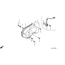 Left crankcase cover              

                  1