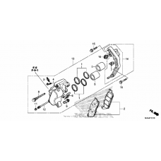 Front brake caliper (1)