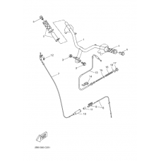 Steering handle & cable