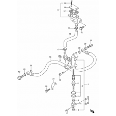 Rear master cylinder