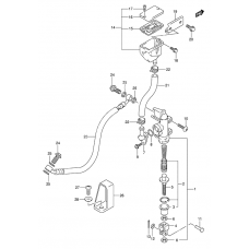 Rear master cylinder              

                  Sv1000k5/u1k5/u2k5/sk5/s1k5/s2k5