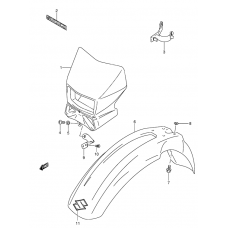 Front fender              

                  Model k2/k3/k4