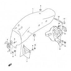 Rear fender              

                  Model k3