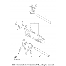 Shift cam fork