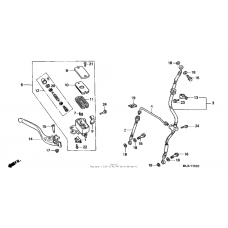 Front brake master cylinder (1)