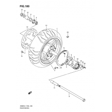 Rear wheel complete assy              

                  An650al1 e19