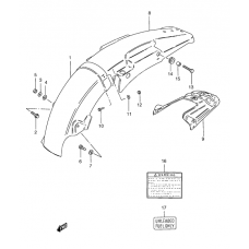 Rear fender              

                  Ts185ert e24