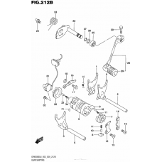 Копирный вал & Вилки & Вал переключения (Dr650Sel6 E28)