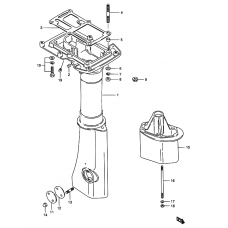 Drive shaft housing