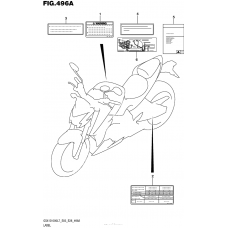 Информационные наклейки (Gsx-S1000L7 E33)