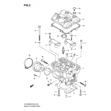 Rear cylinder head