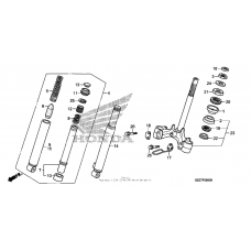 Front fork + front cushion