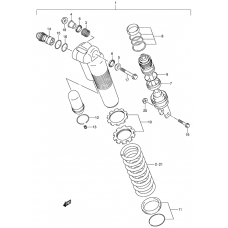 Rear shock absorber              

                  Model k1/k2