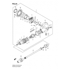 Propeller shaft - final drive gear