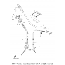 Steering handle cable