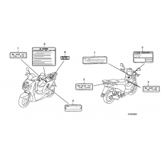 Caution label              

                  PES150/PES150R