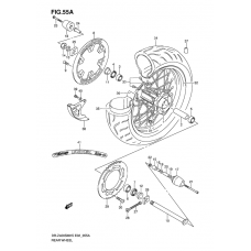 Rear wheel complete assy              

                  Model k7/k8/k9