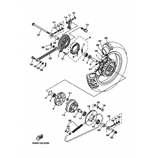 Rear wheel complete assy
