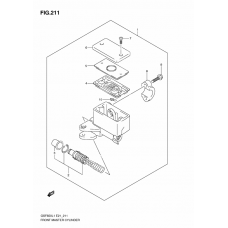 Front master cylinder              

                  Gsf650sal1 e21